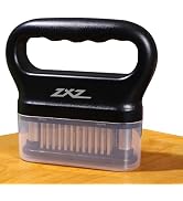 ZXZ Mini Black Meat Tenderizer Tool - 48 Ultra Sharp Stainless Steel Needle Blades, Ideal for Kit...