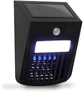 PIC 2-in-1 Solar Bug Zapper and Motion Sensor LED Light, Outdoor Electric Insect Killer, Mosquito...