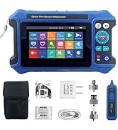 16-in-1 OTDR Optical Fiber Tester 1310/1550nm,4.3' Touch Screen and Event Map OLT (Optical Loss T...