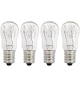 Appliance Clear Light WE05X20431 Dryer Drum Replacement Bulbs,120V/10W/E12,Dryer Light Bulb Compa...