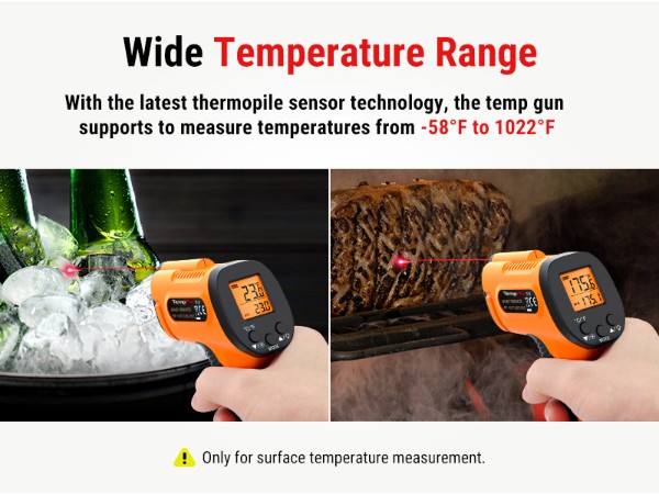 unique cooking gadgets temp gun thermometer temperature gun for cooking thermal gun