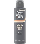 DOVE MEN + CARE Whole Body Deo Aluminum Free Deodorant Spray Cedar + Shea Butter Suitable from Pi...