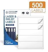 8" X 2" Laser & Inkjet Labels