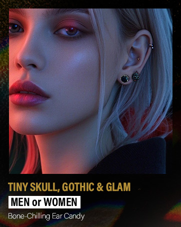 skull earrings