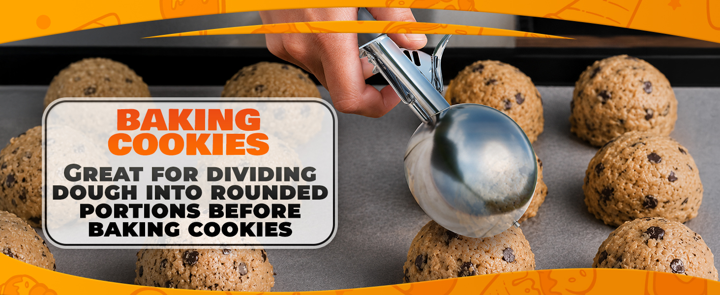 scoop cookie scoops for baking cake tester ice cream scoops best rated teaspoons dessert spoons