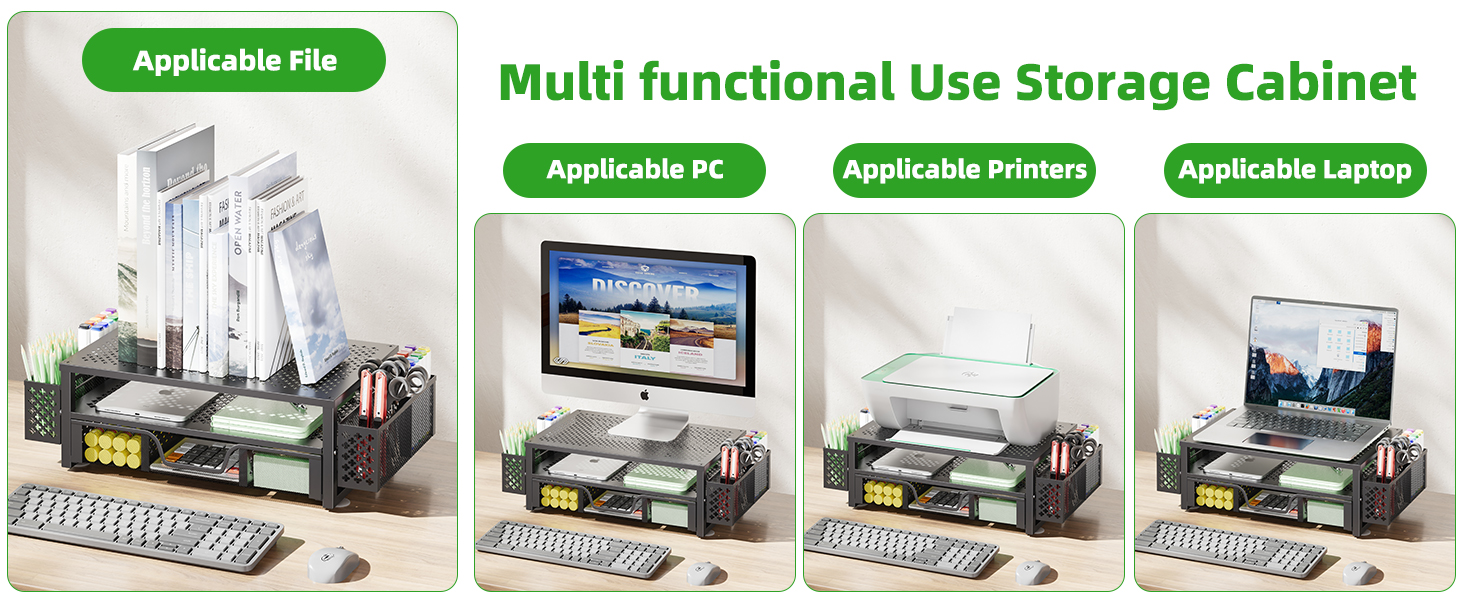 simple trending computer risers for desk monitors