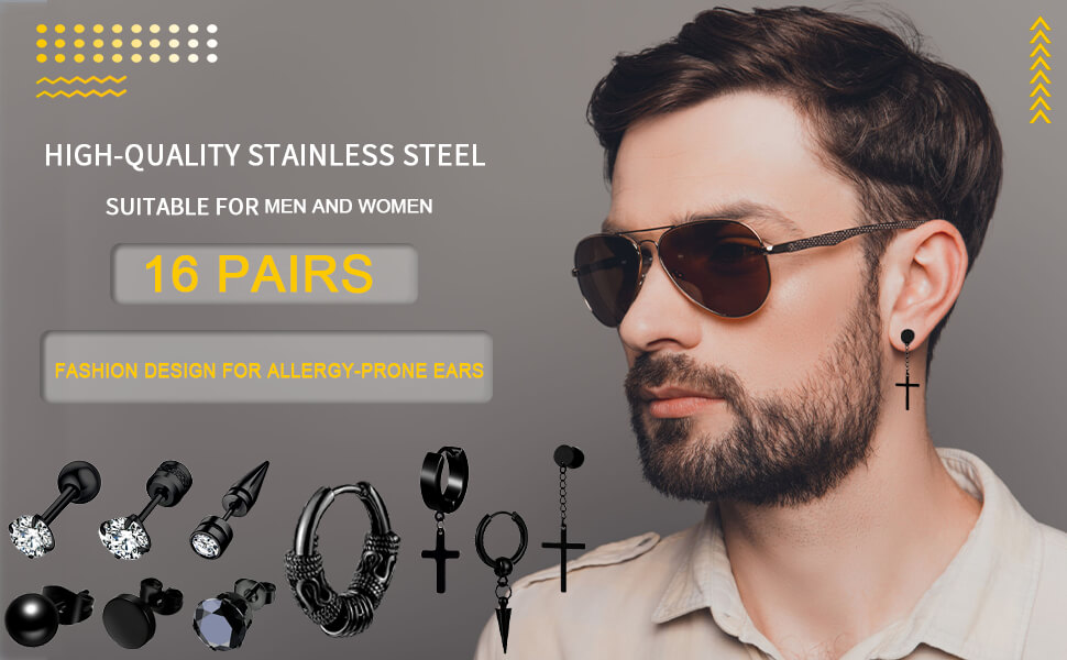 features of the 16 pairs earring kit