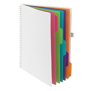 Fashion color assortment spiral organizer