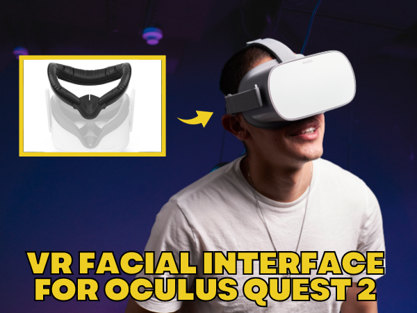 VR Facial Interface for Oculus Quest 2 Face Pad Replacement, Face Cushion Pad
