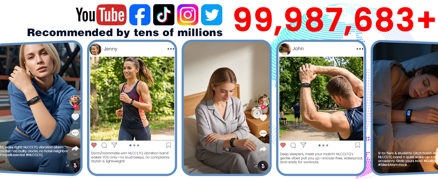 wake up alarm bracelet