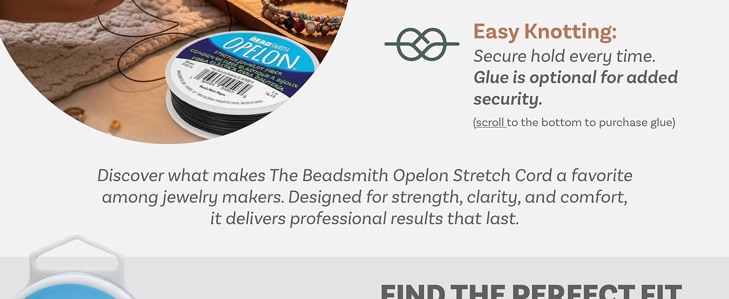 beading cord, stretch cord, jewelry string, elastic beading thread, beading elastic cord