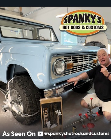 Spanky's Hot Rods and Customs runs AutoSolo turn plates and toe plates on customer builds