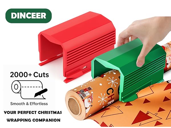 Merry Christmas wrapping paper cutter