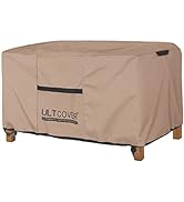 ULTCOVER Patio Coffee Table Cover, Waterproof Rectangular Outdoor Small Side Table Cover 48x26x18...