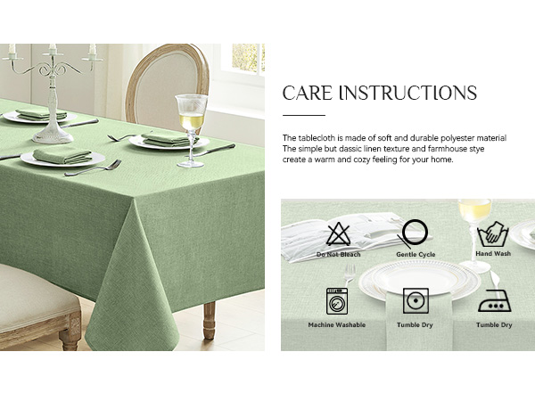 linen tablecloth