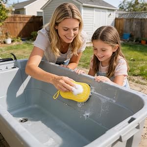 Effortlessly cleans tough grease on stovetops & grills.