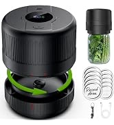 Wothfav Mason Jar Vacuum Sealer Kit, Electric Sealer for Wide, Regular Mouth Mason Jars, Portable...