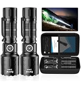 Rechargeable Flashlights High Lumens, Super Bright LED Small Powerful Tactical Flashlight with Me...