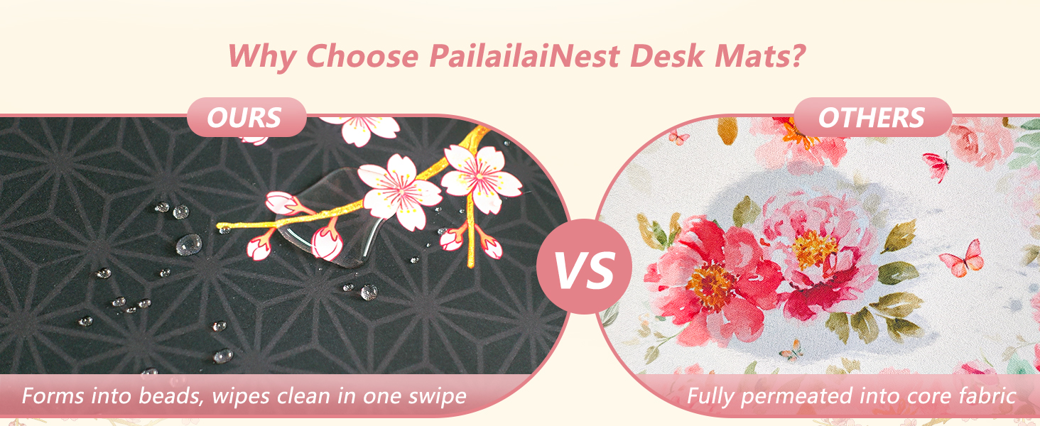 Cherry blossoms desk mats