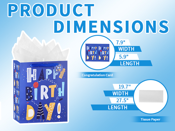 product dimensions