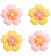 PERFECTSIGHT Switch Joycon Thumb Grip Caps, Kawaii Cute Sakura Soft Silicone Joystick Cover Compa...