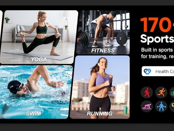 170+ sports modes