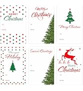 Christmas Sticker Christmas Gift Tag Stickers,to and from Stickers Labels 120pcs 6 Designs 3x2inc...