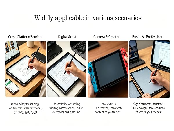 Universal Stylus Pen with LED Display