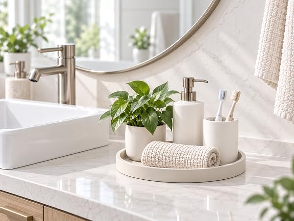 bathroom trays for counter