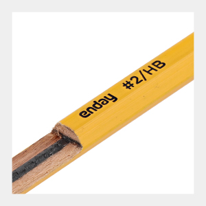 Pencil #2 Yellow, Best Wood Cased pre-sharpened Number 2