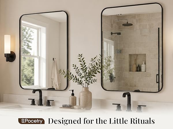 bathroom mirrors for over sink