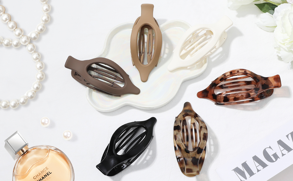 flat hair clips