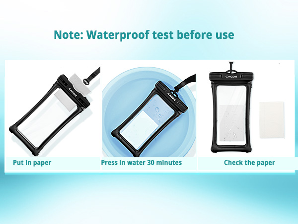 CACOE Universal IPX8 Waterproof Phone case