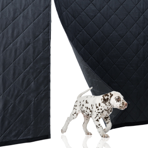 magnetic insulated door curtain