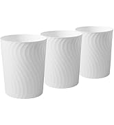 YGJT Small Trash Can, 3 Pack 1.8 Gallons Bathroom Trash Can, Slim Waste Basket, Round Garbage Can...