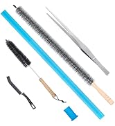 5 Pcs Dryer Vent Cleaner Kit, Flexible Dryer Lint Brush for Lint Trap, Dryer Vent Vacuum Hose Att...