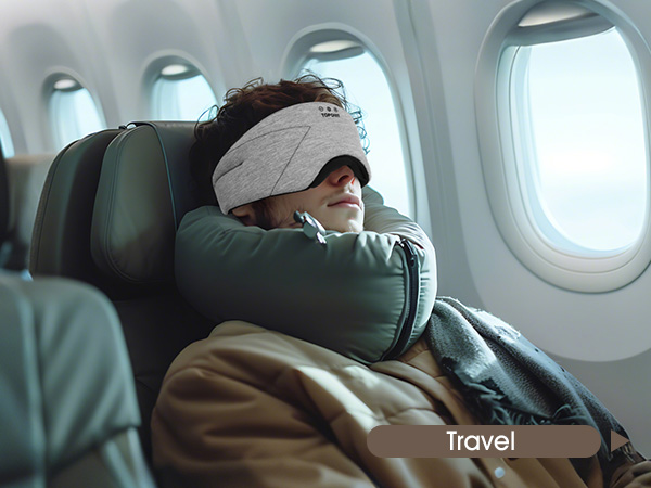 sleep mask with bluetooth headphones
