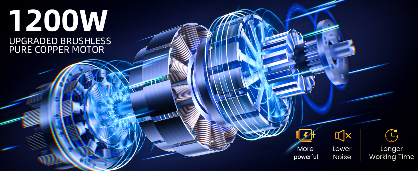 1200W Upgraded Brushless Motor