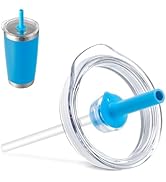 Bluwing 20/30 oz Tumbler Lid with Straw for YETI, Replacement Lid for YETI Rambler 20/30 oz Tumbl...