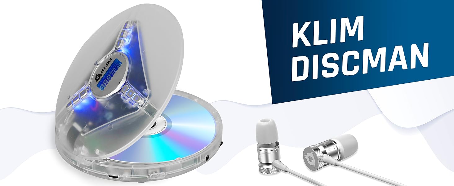Discman White Transparent A++