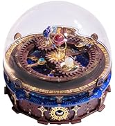MU 3D Wooden Puzzles The Planisphere Rotating World Globes Craft Work 3D Metal Puzzle Models Kits...