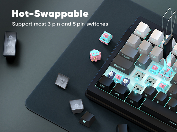 Hot-swap keyboard