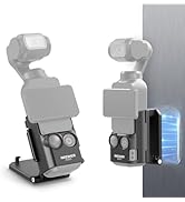 NEEWER Basics Magnetic Mount Stand Compatible with DJI Osmo Pocket 3, 180° Adjustable Plastic Cam...