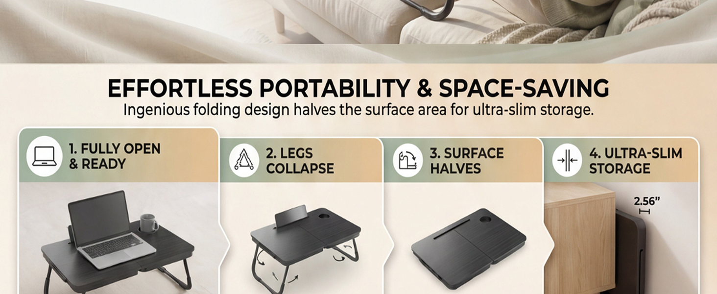 Portable Foldable Laptop Desk