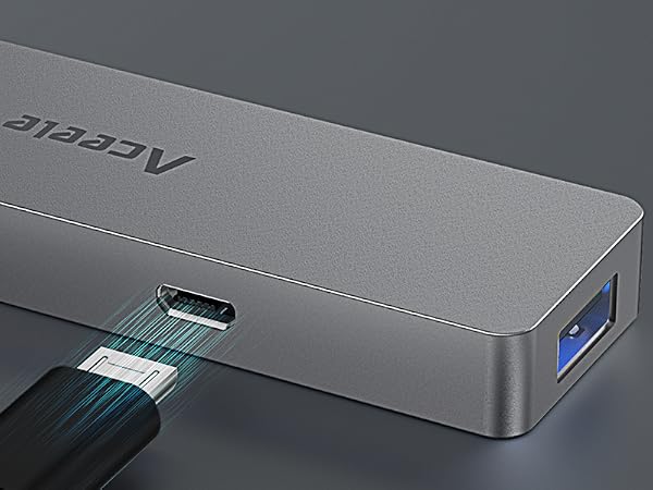 Micro USB charging port
