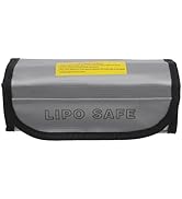 KALLORY Lithium Battery Protection Bag Lipo Charging Bag Fireproof Storage Case