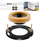 boeemi Toilet Flange Repair Kit with Wax Ring for Toilets Install or Leaking Toilet Wax Ring Repl...