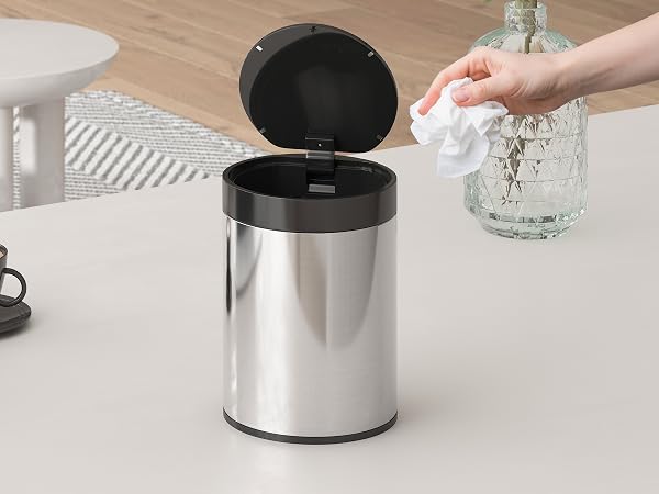 Mini Desk Trash Can with Lid
