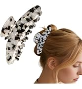 LAYONGMOLI French Hair Claw Clips for Women Grils,4 Inch Strong Hold No Slip Grip Accessories Ace...