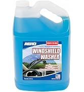 ABRO Windshield Washer Fluid Ready to Use Formula - 1 Gallon, Pre-Mixed, Streak-Free Cleanliness,...